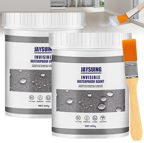 Sigillante Silicone Trasparente 600G - Isolante Impermeabile, Colla per Esterni, Impermeabilizzante, Invisible Waterproof Agent, Sigillante Perdite Acqua