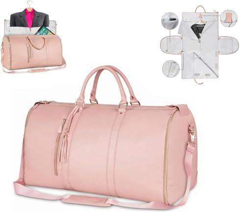 packli Reisetasche,Reisetasche Foldybag,Reisetasche faltbar,Travluxe Faltbare Reisetasche,Foldy Bag,Wasserdichter Kleidersack für Reisen,Carry on Garment Duffle Bag,Travel Bag Women,Umwandelbarer