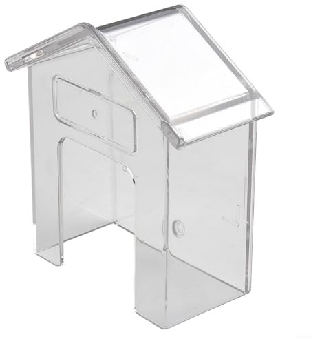 Oniissy Wasserdichtes Gehäuse, für kabellose Türklingel Zugangskontrolle Regenschutz Schutzbox, Box Cover Türklingel Schutzbox Transparent Outdoor