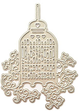 Metall-Stanzschablone, Motiv: Kirche, Karbonstahl, Schablone, Scrapbooking für Karten