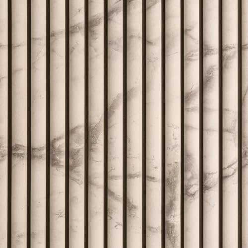 3D Wandpaneele, EPS-Schaumstoff Verblendstein - 3D UltraLight Linari Marble White HD Printed