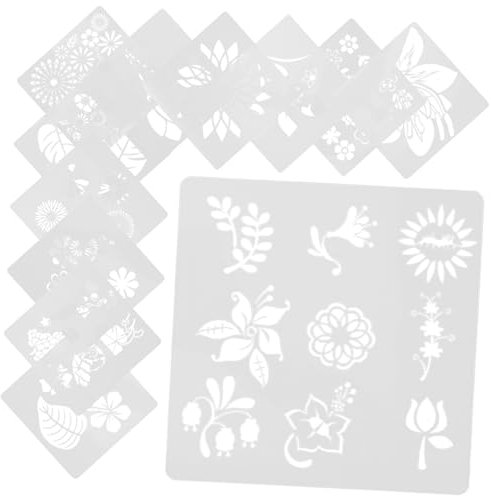 Hohopeti 5 Sets Pintura Plantilla Plantilla Plantillas Para Pintura Pintura De Cara Plantillas Planificador Plantillas Arte Decoración De La Pared Plantilla Temática Plantillas Para Pared