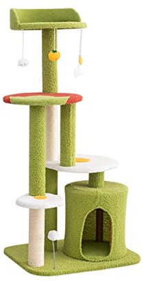 Kratzbaum für Katzen Katzenklettergerüst Katze liefert All-in-One-Kratzbaum große Katze Katzenklettergerüst Babel gemütliche Liegefläche