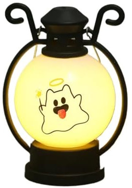 Ceiling Constellation Projector Adults Halloween Pumpkin Festival Decoration Props LED Electronic Candle Light Party Supplies Portable Night Light Rechargeable Lamp (C, 13x9x9)