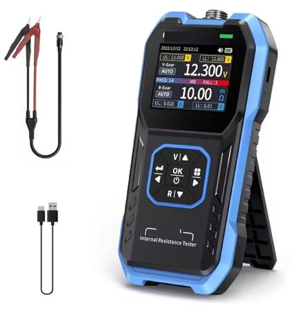 Multimètre, Testeur de tension de batterie, résistance interne, testeur de batterie de voiture, pile AAA, 100 V 200 Ω, analyseur de batterie numérique