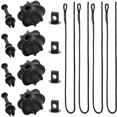 Auto Kofferraum Halteband Hutablage, 4 Stück, mit Clips