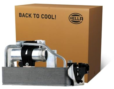 HELLA 8FC 366 221-781 Kondensator, Klimaanlage - Kühlrohre parallel | Aluminium - mit Dichtungen - mit Trockner