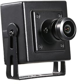REVODATA 5MP POE IP-Kamera, 1,44mm Objektiv 175°Weitwinkel, P2P-Fernüberwachung Fisheye kleine Innenraum-Überwachungskamera,H.265-Bewegungserkennung (I706-4-P-HSV6)