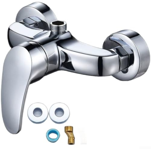 Robinet mélangeur de douche épais, robinet de chauffe-eau solaire pour école, maison, salle de sport, robinet de douche de salle de bain, contrôle robuste (A)