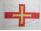 AZ FLAG - Drapeau Guernesey - 45x30 cm - Pavillon Nautique Anglais Spécial Bateau Et Extérieur En Maille Bloquée Avec Anneaux Plastiques Intégrés - 30g