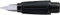 Ergonomic School Fountain Pen - STABILO EASYbuddy - Grip - Left-handed pen - L Nib - black/lime