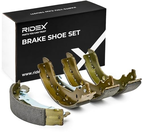 RIDEX Bremsbacken Satz für Trommelbremse Hinten mit Hebel Kompatibel mit PEUGEOT 406 8B 70B0033
