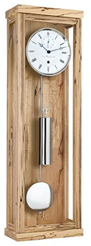 Hermle Pendelwanduhr Regulator Monatsläufer Eisbuche 88cm- 70996-T30761