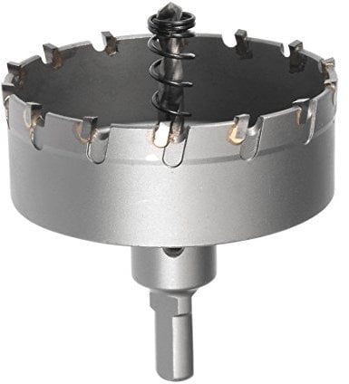 uxcell Scie cloche en carbure Foret Cutter pour alliage d'acier inoxydable, a18061100ux0361, 75mm