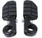 TCMT Support Universel de Repose-Pieds 32 mm pour Harley Touring Road King Street Glide Road Electra Softail Sportster XL 883 1200 Dyna avec Protections Moteur 3,2 cm