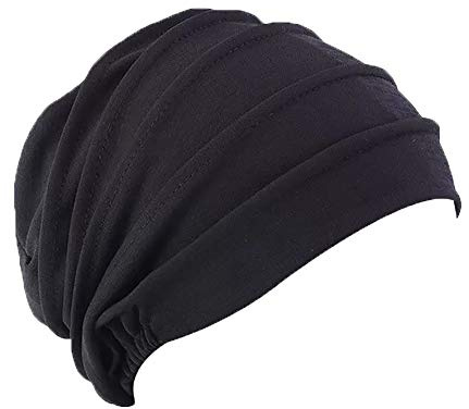 Pluto & Fox Beanie Mütze mit Falten Muster Slouch Longbeanie Für Frauen Damen