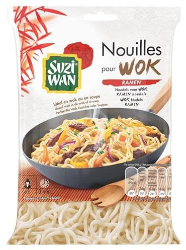 SUZI WAN - Nouilles Précuites Ramen Pour Wok 400G - Lot De 3