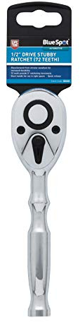 BlueSpot Tools 02018 Knarre mit 1/2-Zoll-Antrieb, 72 Zähne