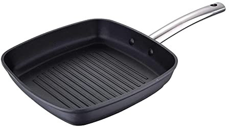 Bergner MasterPRO – Sartén de Aluminio Forjado de 24x6.0cm – Recubrimiento Antiadherente - Apto para Todo Tipo de Cocinas incluyendo Inducción - Libre De Pfoa