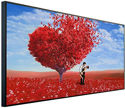Ecowelle Infrarotheizung mit Bild | 750 Watt | 60x120 cm | Infrarot Heizung| | Made in Germany| i 185 Herz der Liebe