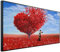 Ecowelle Infrarotheizung mit Bild | 750 Watt | 60x120 cm | Infrarot Heizung| | Made in Germany| i 185 Herz der Liebe