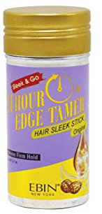 EBIN NEW YORK Bâton élégant pour cheveux dompteur de bord 24 heures, tenue extrêmement ferme, 2,7 oz, original - élégant et facile à emporter, sans écaillage ni résidu blanc