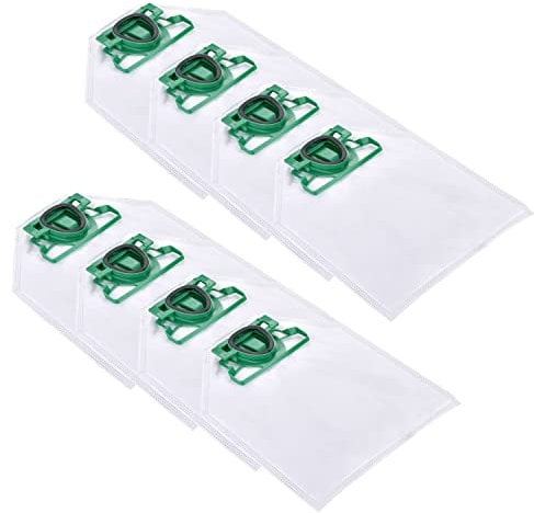 8 sacs d'aspirateur en micro-polaire adaptés aux sacs à poussière Vorwerk Kobold 200 VK200 FP200,5 pour les personnes allergiques - shixinyug