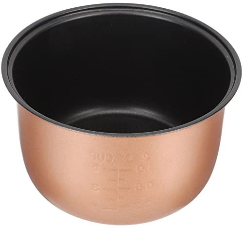 Zerodeko Auskleidung Für Reiskocher Innentopf Aus Metall Rostfreier Reiskocher Reis-Slow-Cooker Reiskocher Topf Ersatz Antihaft-Reis Rostfreier Stahl Langsamer Kocher Aluminiumlegierung