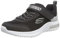 Skechers Bounder-tech, Scarpe sportive Bambini e ragazzi, Black Silver Synthetic Textile Trim, 33 EU