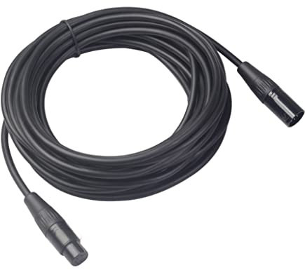 Seadream XLR 5 Pin Male to XLR 5 Pin Female DMX Cable 33FT;5 PIN XLR DMX Extension Cable (Black 10M)