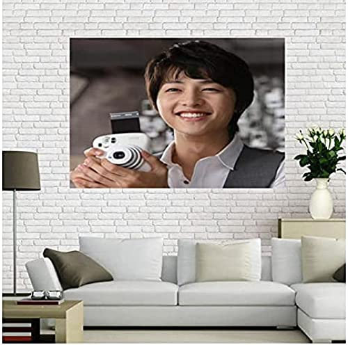 Poster Song Joong Ki Schauspieler Star Poster Porträt Bilder Poster Und Drucke Kunst Wand Leinwand Malerei Home Decor 50X70Cm Kein Rahmen