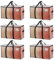 VENO 6 Pack Heavy Duty Moving Bags for Clothes,Extra Large Moving House Essentials,Underbed Storage Packing Boxes for Duvet,Waterproof Laundry Bags Organiser (Clear, 6 Pack)