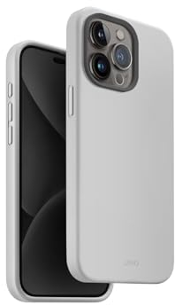 Uniq Hybrid iPhone Pro (2023) 6.7 Magclick Lade Lino Hue – Kreidegrau (Kreidegrau)