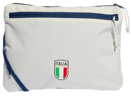 adidas Sacoche-Tasche aus Deutschland oder Italien, zeigen Sie Ihrem Team Verbundenheit, hergestellt aus recycelten Materialien (Italien), Cremefarben, Einheitsgröße