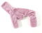 Hunde-Overalls aus Korallenfleece, warme Winter-Hundekleidung, kompatibel mit italienischen Windhunden, Whippets, Deerhounds, Bedlington Terrier, vierbeiniger Pyjama (Color : Purple, Size : XXL)