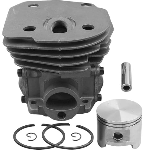 Hujago Kit pistone cilindro 503 86 98-71, 537 25 31-02, 537 25 31-04 per motosega Husqvarna 346 350 351 353 346XP Jonsered CS2147 CS2152 503869871 5372 53102 537253104