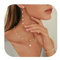LOLIAS Perlenkette für Damen Perlenohrringe Armband Schmuckset 14K Vergoldetes Perlen Schmuck Set Verstellbare Perlenkette Halskette Armband Perlen Tropfen Ohrringe Brautschmuck