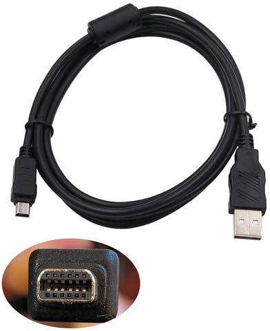 5Ft USB Cable for Olympus Camera,Compatible with Olympus Tough TG-310, TG-320, TG-610, TG-810, TG-820, TG-835, TG-850, TG-860,TG-870 Camera，Replacement for CB-USB5 CB-USB6 USB8