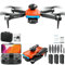 K102MAX Drohne mit Kamera 1080P, 360° Hindernisvermeidung Drohne für Kinder Anfänger mit Bürstenloser Motor WiFi FPV RC Quadrocopter mit 3 Batterien One Key Start/Landen Höhenhaltung 3D-Flips