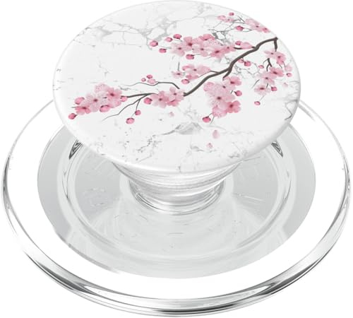 Sakura Fleur de Cerisier Rose Japonaise PopSockets PopGrip pour MagSafe