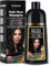 Black Hair Dye Shampoo 3 in 1, Schwarzes Haarfärbeshampoo für Graues Haar Männer und Frauen 500ml (Black)