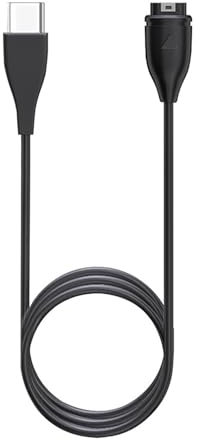 zoerbufan USB C Ladekabel für Garmin Fenix 5 5S 5X Plus 6 6S 6X Pro 7 7S 7X, Approach S10 S40 S60 S12 S42, Instinct, Vivoactive 3 4 4S Venu, Forerunner 745 935 945 45 45S 245, Quatlx 7 5