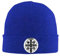 XVBCDFG Saint Benedict Medal Knit Ski Beanie Cap Classic Warm Wintermütze für Damen und Herren, blau, Einheitsgröße