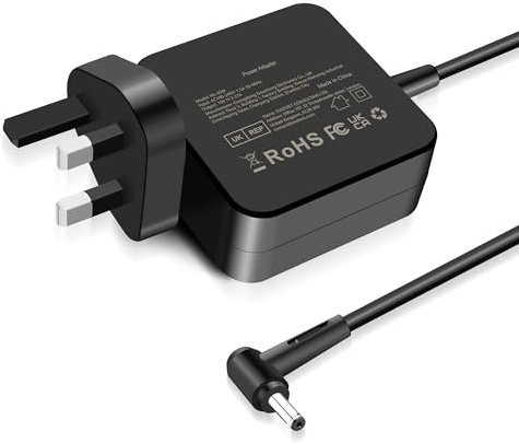 45W Charger Fit for Asus ZenBook X512 X515 X540 X541 X712 L210M L402 UX21A UX31A Vivobook 14 15 17 TP201 TP201S, TP203 TP301 TP401 TP501 M415M712 K200 K556UQ Q200 Q302 Power Supply Adapter 4.0x1.35mm