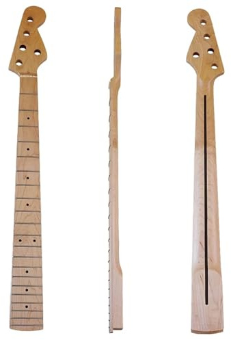 Manche De Guitare Rechange Manche De Guitare Basse 5 Cordes En Érable Mat 21 Frettes