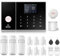 XNH 4G + WLAN Alarmanlage Haus kabellos, Alarmanlage Wohnung, Sicherheit System für Haus, 16 Stück: Tür- und Fenstersensoren, Bewegungsmelder, Fernbedienungen, Kompatibel mit Alexa, Google Assistant