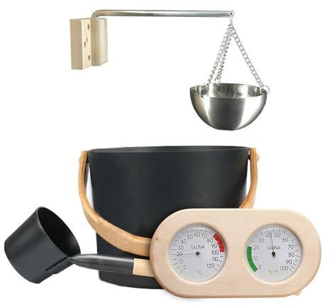 Sauna Accessories Complete Sets - Infusion Set with Bucket and Trowel