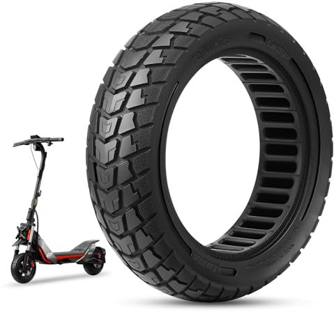 Amitor 70/60-7.5 Reifen Vollgummi Offroad für Segway ZT3 Pro/Segway-Ninebot MAX G3 Reifen E Scooter Vollgummi 11 Zoll 70/60-7,5, Abriebfeste & Pannensichere, Wartungsfrei & Langlebig, Schwarz, 1PCS