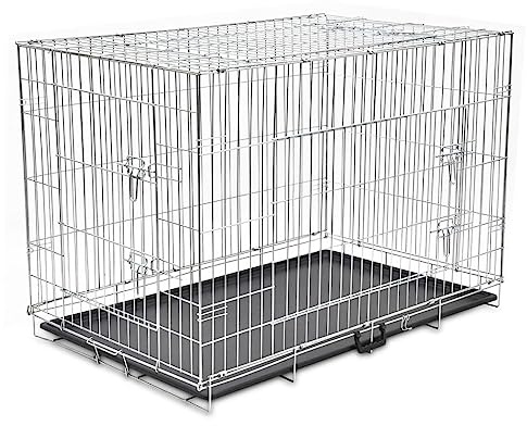 Mokuyary Faltbare Hundebox Metall XXL