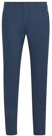 Blend BHKainz Herren Chino Hose Stoffhose mit Stretch-Anteil Eingrifftaschen Baumwollmischung Regular fit, Größe:36/34, Farbe:Navy (70230)